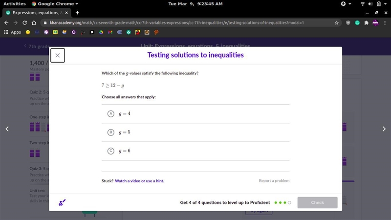 Which of the g-values satisfy the following inequality?-example-1