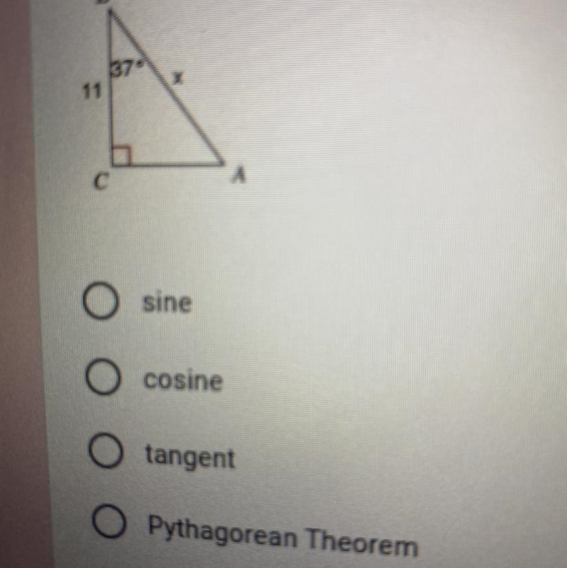 Which trig function would you use?-example-1