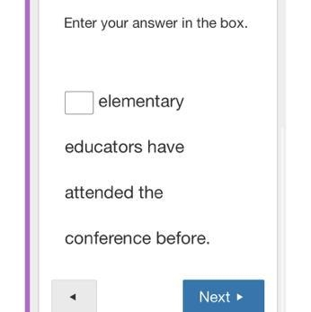 A national education conference has 4500 female attendees and 3000 male attendees-example-1