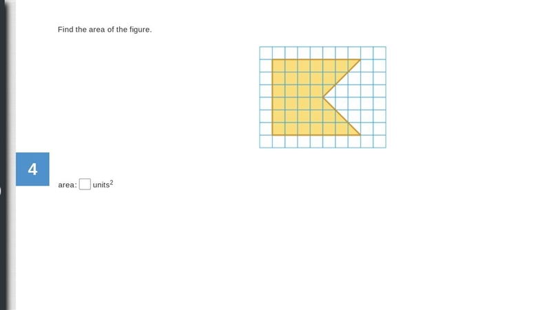 Find the area of the figure below-example-1