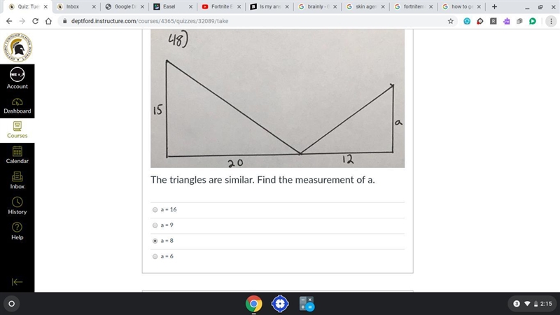 Is my answer right? if not can you please show me the correct answer-example-1