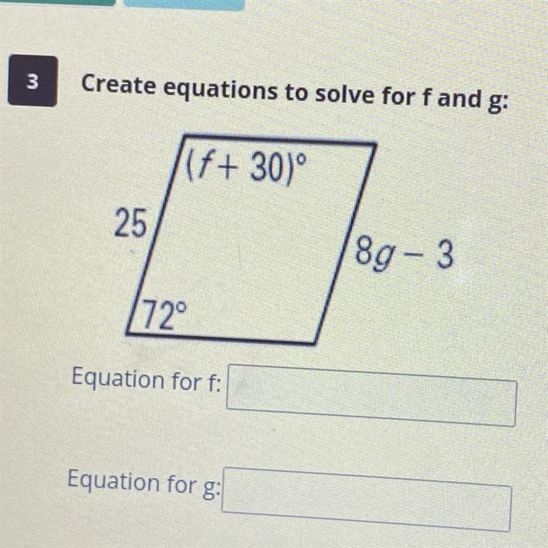 What’s the equation for f and g?-example-1