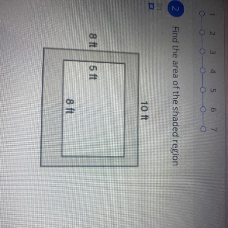 Find the area of the shaded region-example-1