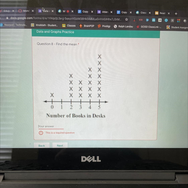 Question 8 - Find the mean-example-1