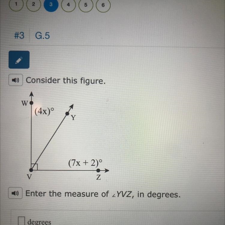 Consider this figure. Enter the measure of-example-1