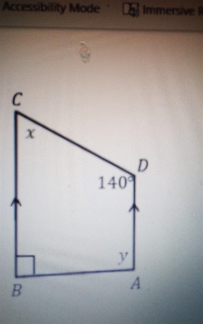 Can someone help me find the value of x & y ​-example-1