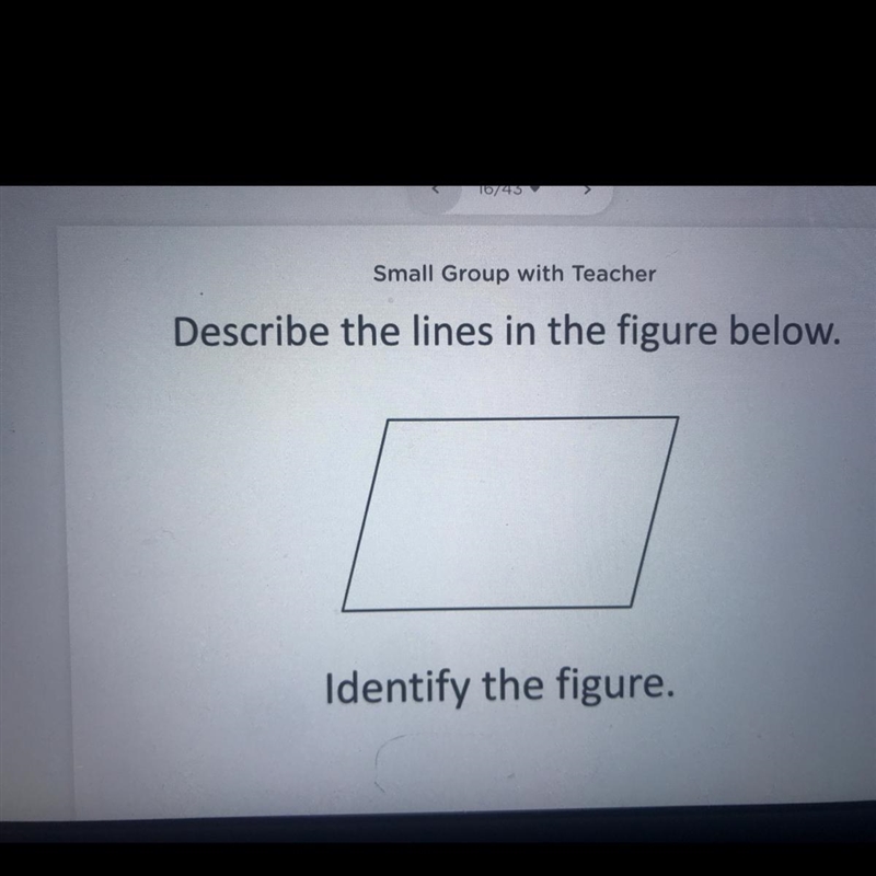 Describe the lines in the figure below identify the figure-example-1