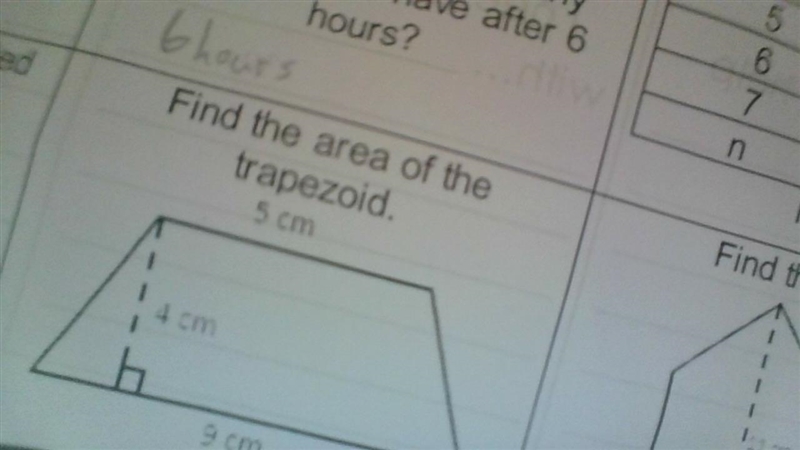 Find the area of the trapezoid.-example-1