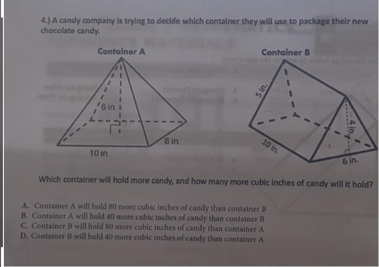 4.) A candy company is trying to decide which container they will use to package their-example-1