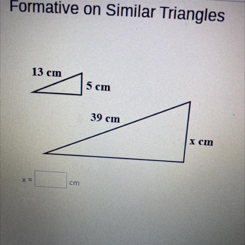 What would x equal for this equation-example-1