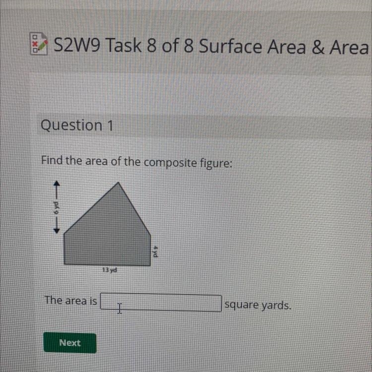 How to find the area of this composite figure? Please answer ASAP-example-1