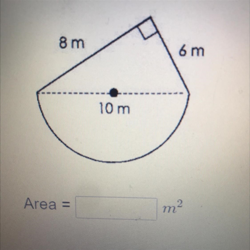 PLZ HELP EMERGENCY!!Find the total area of the figure below. Round your answer to-example-1