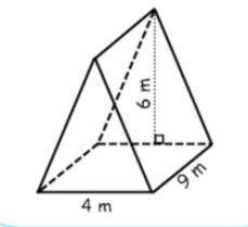 Plz Find the volume of the triangular prism shown below.-example-1