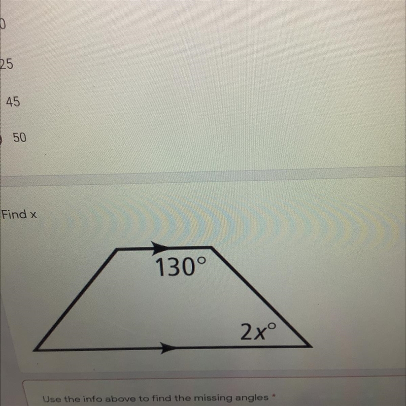 What is the value of x in the figure-example-1