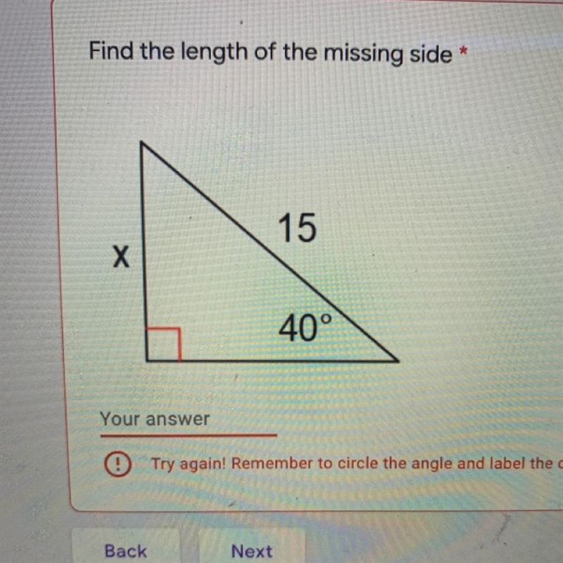 Find the length of the missing side-example-1