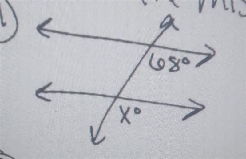 I need help fiding the type of angle and measurement of angle x​-example-1