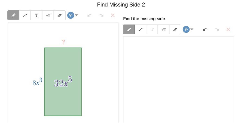 Plzz I need help asap 45 points Find The missing side-example-2