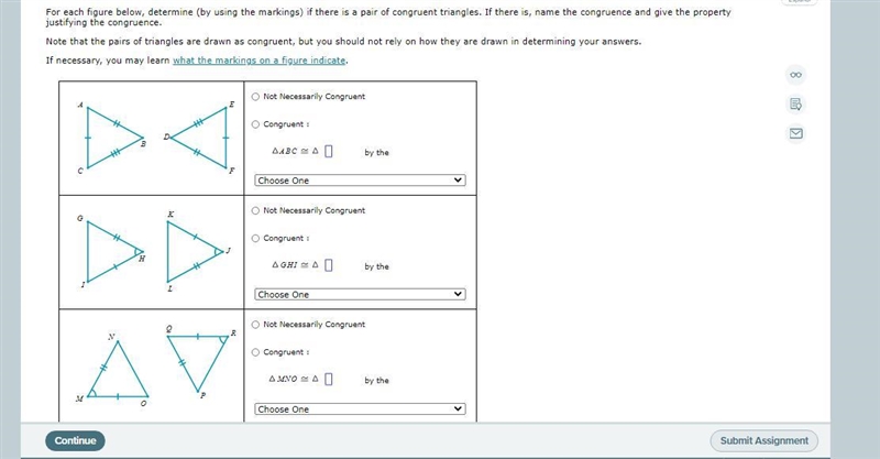 (need help I don't understand) For each figure below, determine (by using the markings-example-1