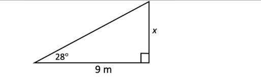 Y'ALL PLEASE HELP ME OUT IF YOU CAN :)))))))!!!!!!!!!!!!!!! Use a trigonometric ratio-example-1