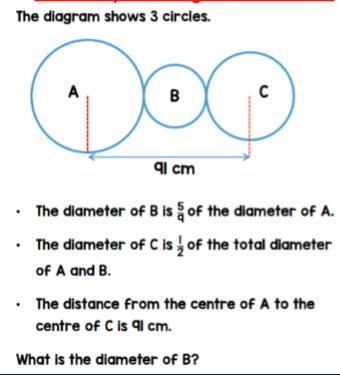 What is the diameter of B? With explanation. No links.-example-1