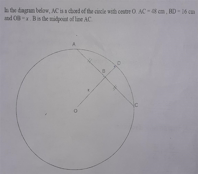 Determine the numerical value of x ​-example-1