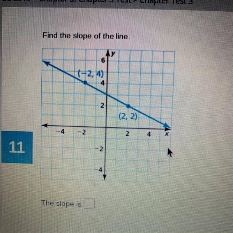 Hi can someone pls help me find the slope?!!-example-1