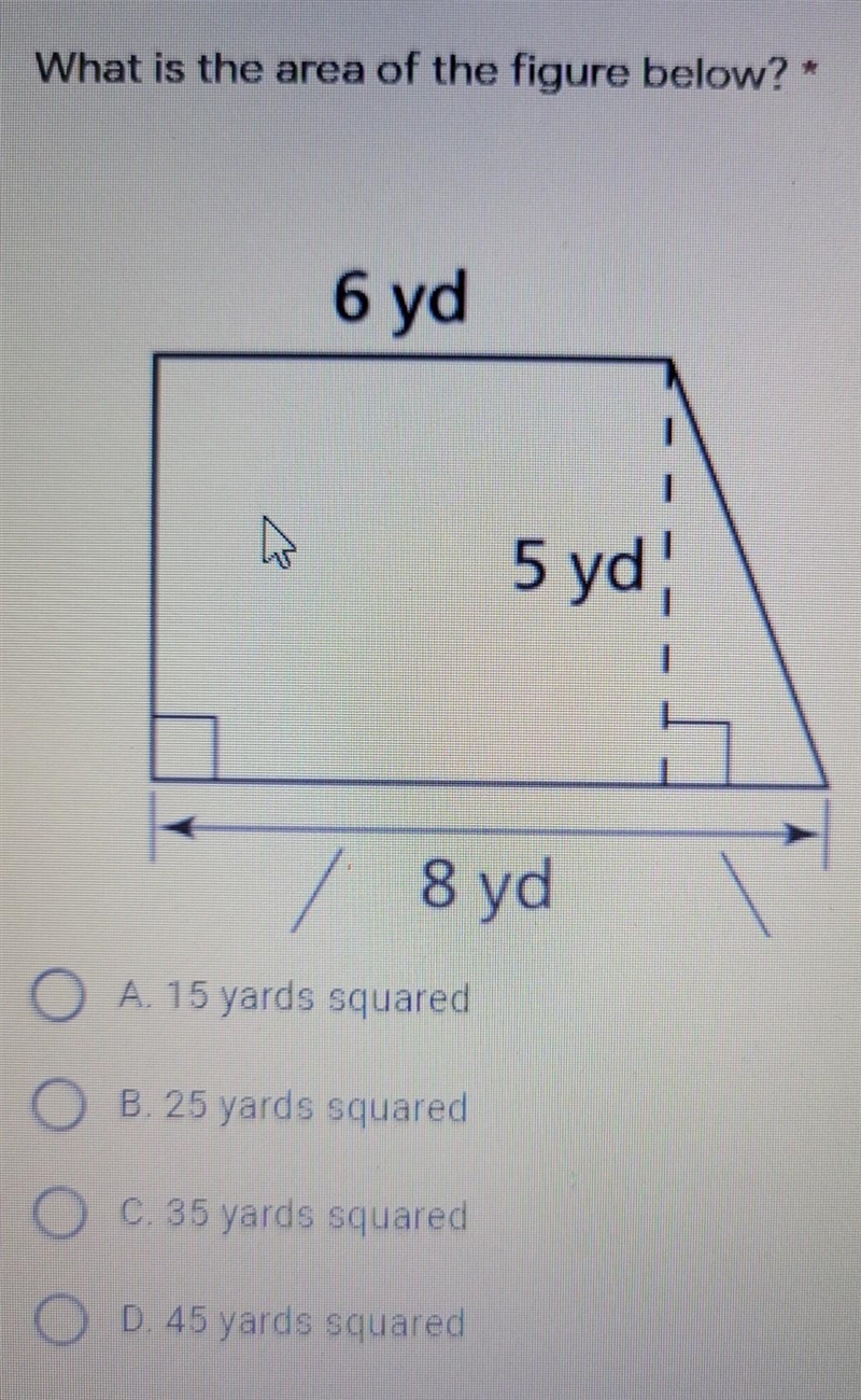 What is the area of the figure below​-example-1