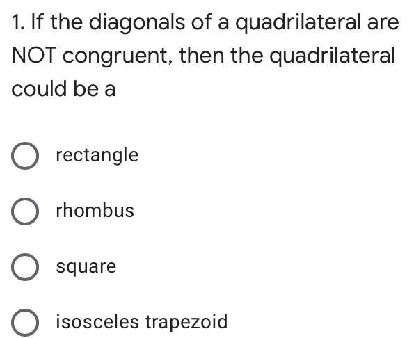 Rectangle rhombus square isosceles trapezoid-example-1