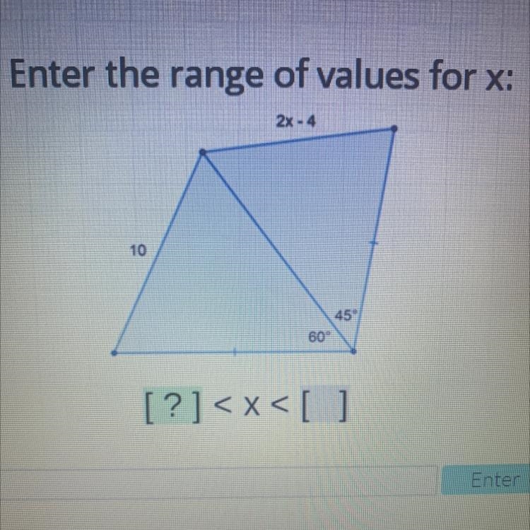 Enter the range of values for x: [?]-example-1