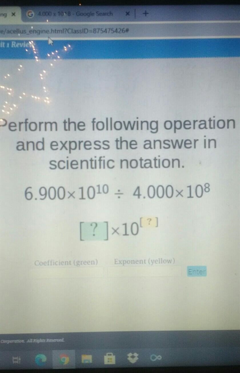 Perform the following operation and express the answer in scientific notation. 6.900x-example-1