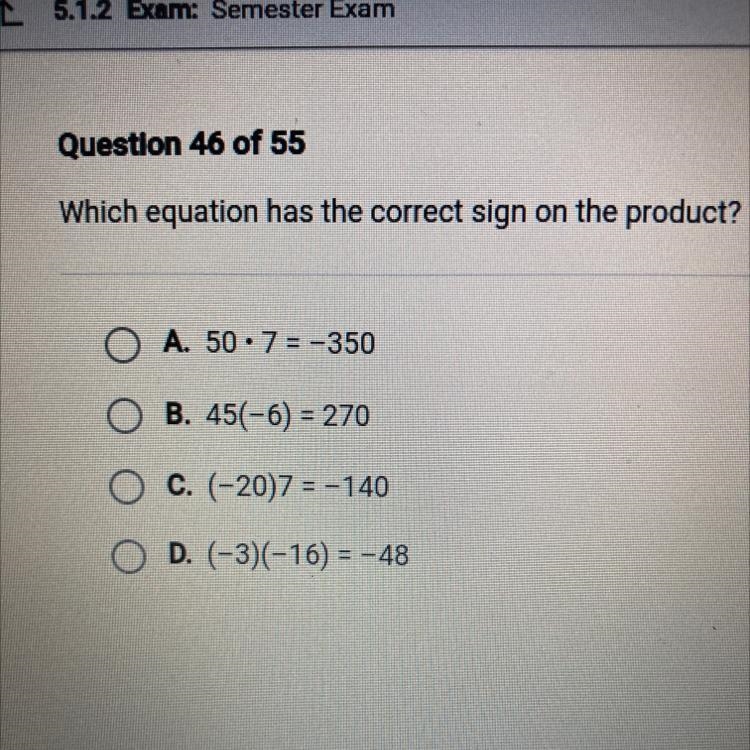 Which equation has the correct sign on the product-example-1