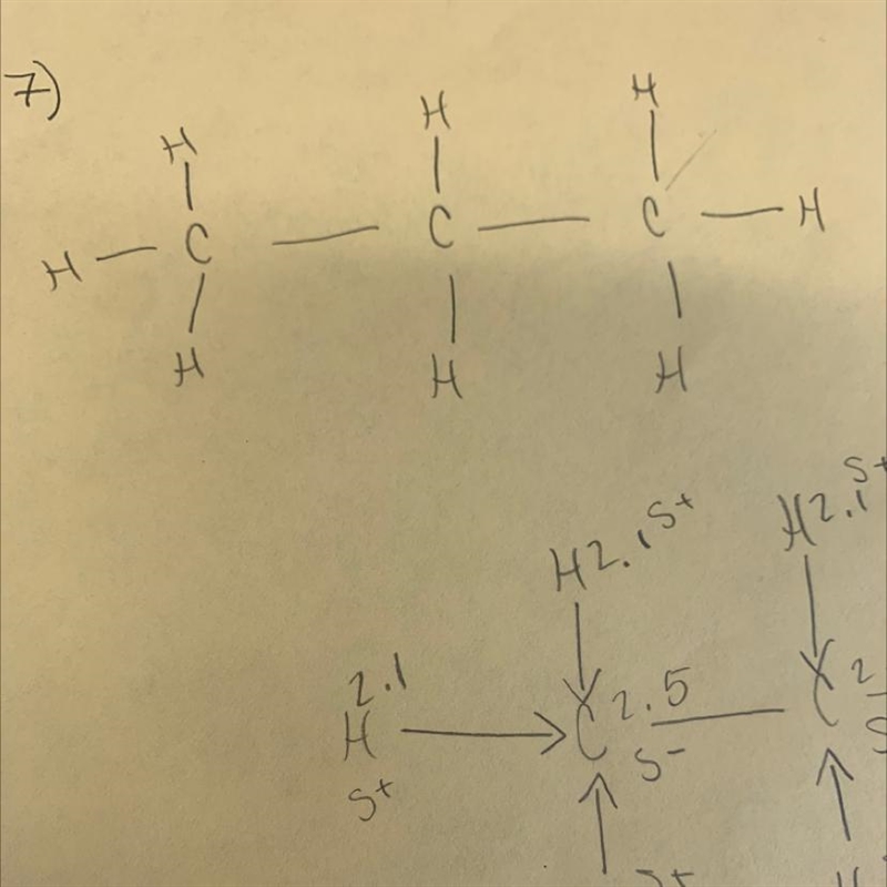 What would you call the shape of this formula (C3H8)-example-1