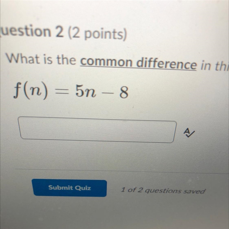 What is the common difference?-example-1