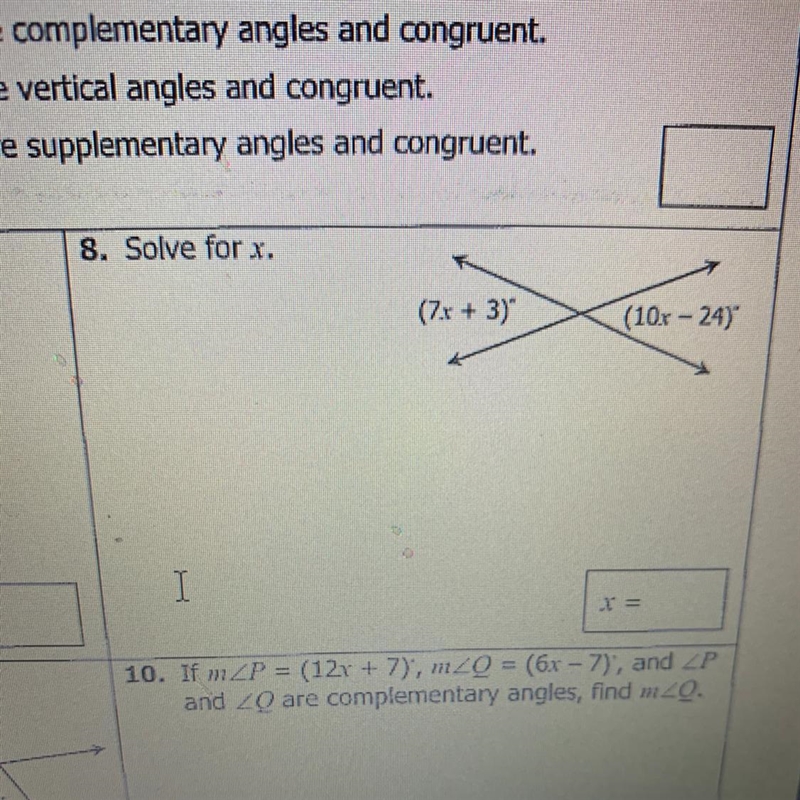 I need to know X for 8 and 10 if u feel like it. PLS-example-1