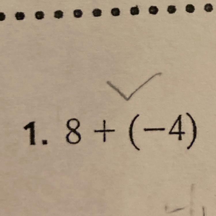 Okay so like for integers I use a number line to help me like negative on one side-example-1