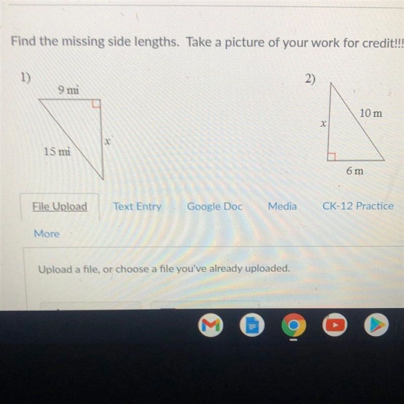 Find the missing side lengths... Anybody know how to solve?-example-1