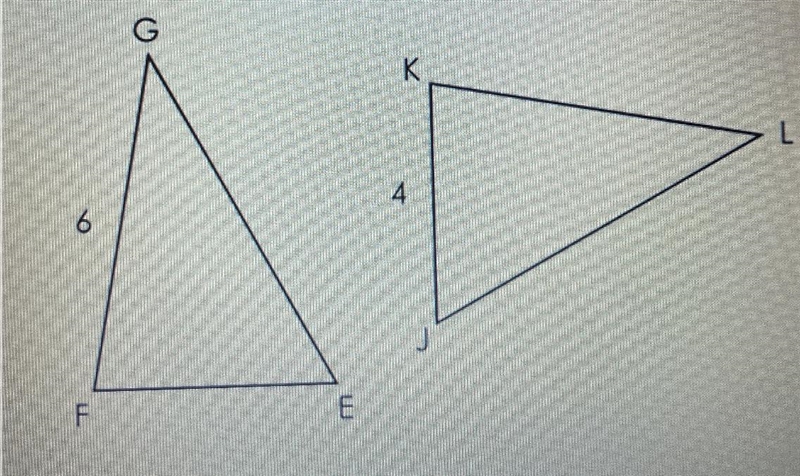 Quick I need Helpppp!! Triangle EFT is congruent to triangle JKL. What is KL, in units-example-1