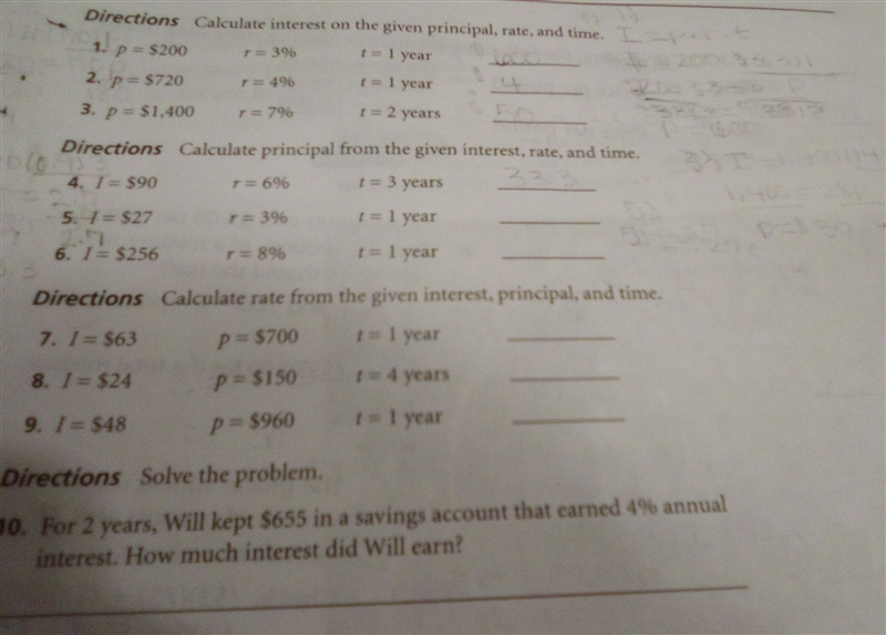 Can someone please help me with this calculating simple interest homework. ​-example-1