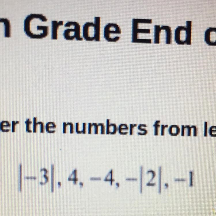 Order the numbers from least to greatest.-example-1