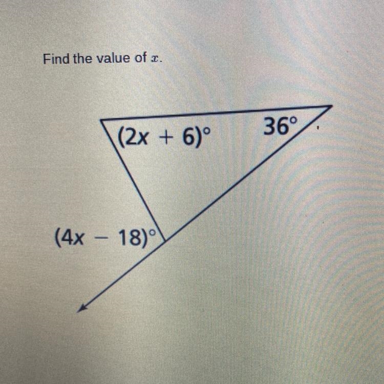 Find the value of x help me pls-example-1