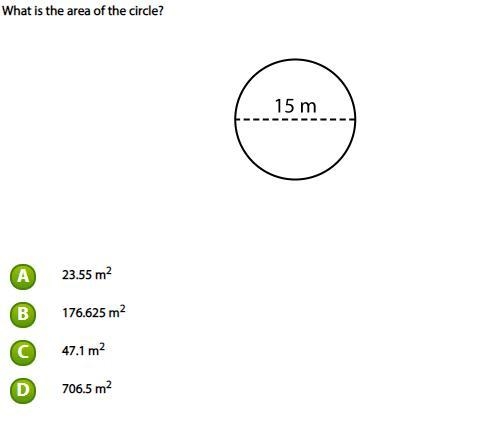 What is the area of the circle?-example-1