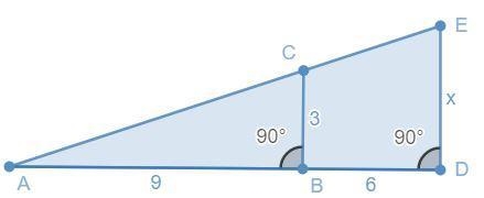 Solve for x. Then enter the value of x.-example-1