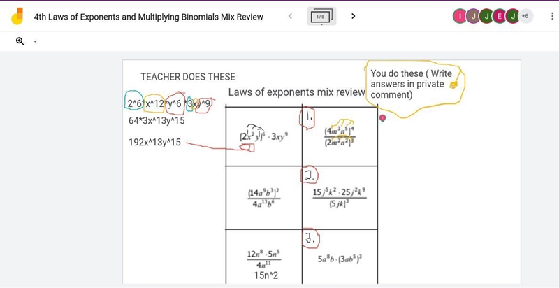 Plz need help on 1. 2. and 3 plz help and dont answer if you dont know it plz-example-1