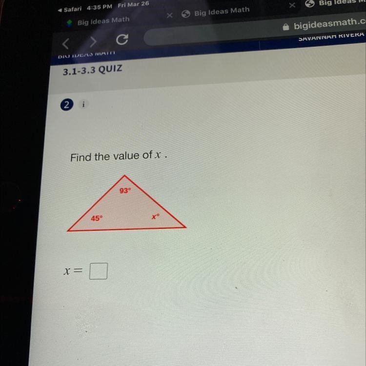 Find the value of x.-example-1