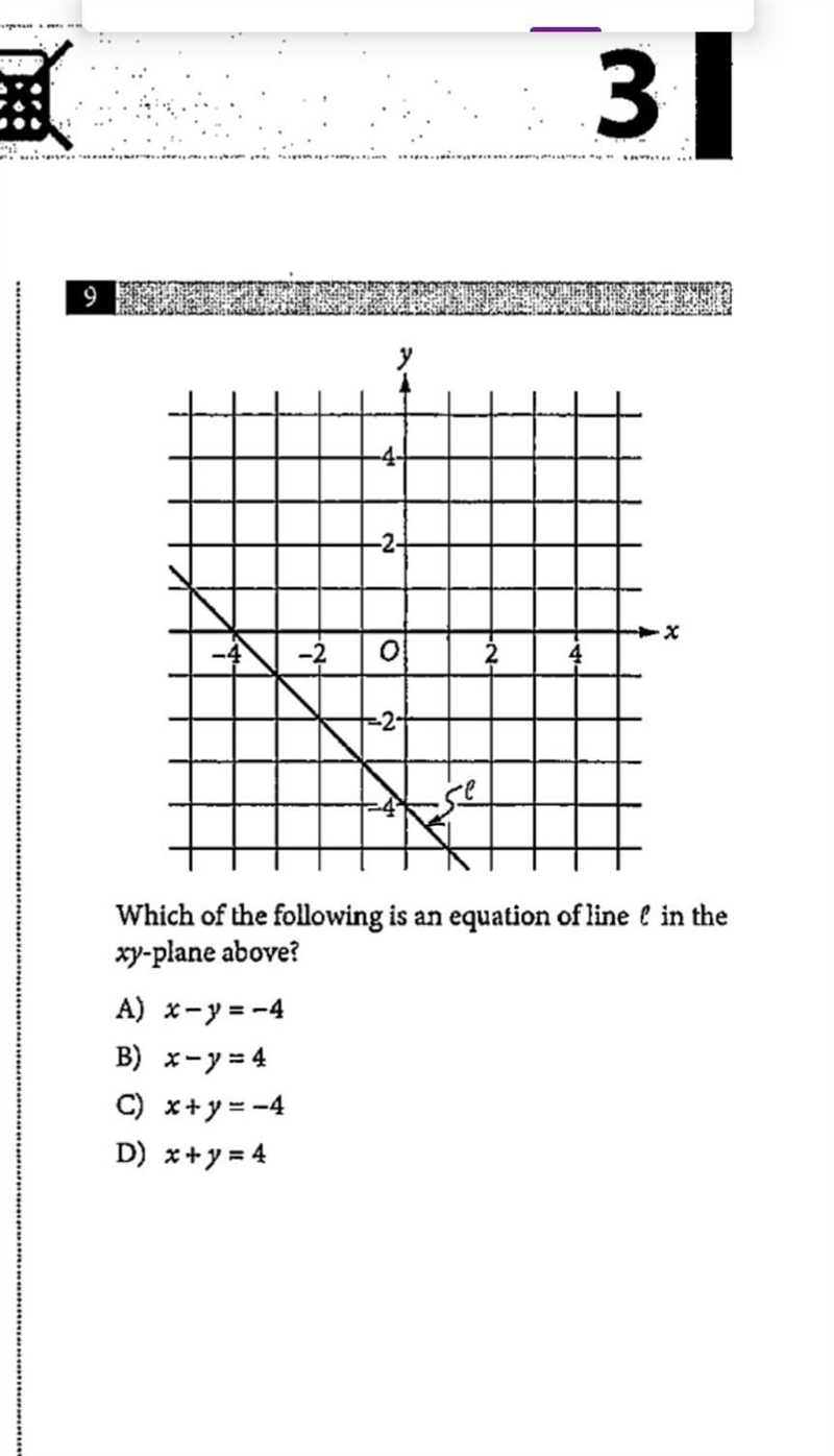 What is the equation for line e?​-example-1