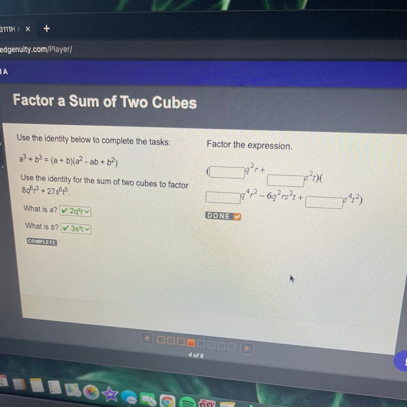 Factor the expression by filling in the blank-example-1