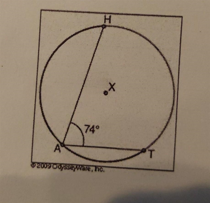 What is the measure of arc HT?​-example-1