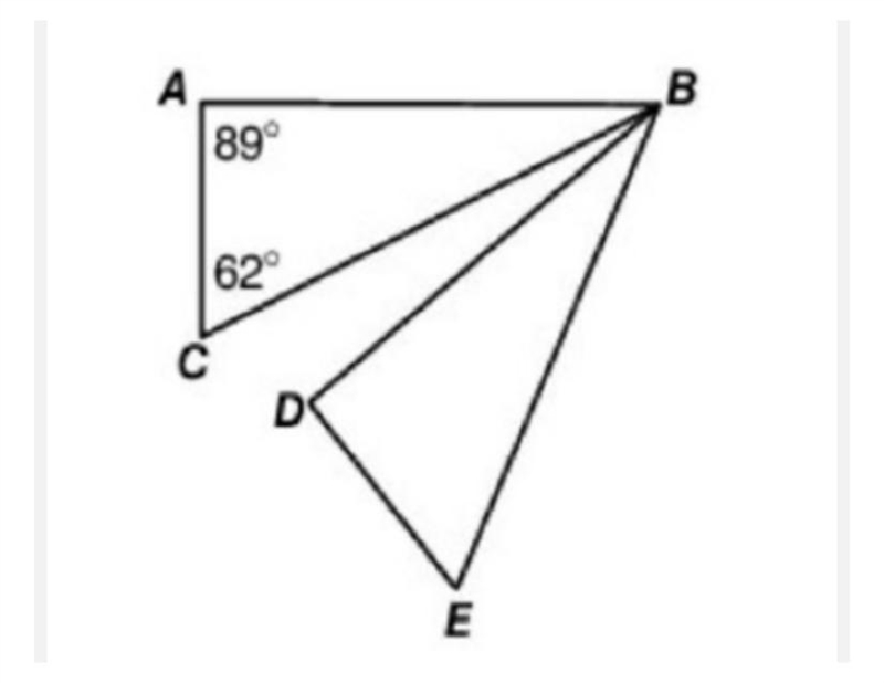 Maggie drew triangle and then triangle . Triangle is congruent to triangle only if-example-1