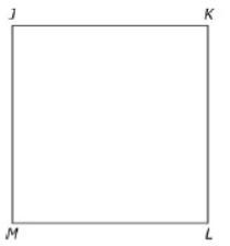 Given square JKLM, JK=9. Find JL-example-1