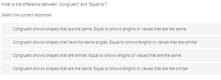 What is the difference between congruent and equal to-example-1